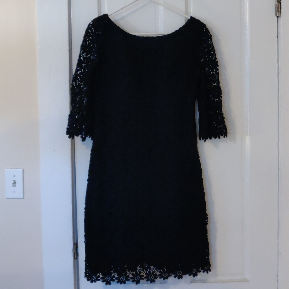 Lily Pulitzer Flower/Laced Eyelet Dress